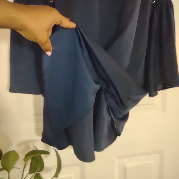 VENUS Navy Long Sleeve Dress. Size L - Picture 6 of 13